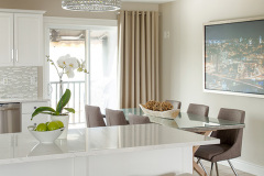 White Kitchen open concept casual elegance  interior design