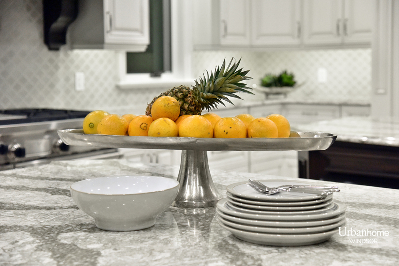 Kitchen Island designed with Cambria