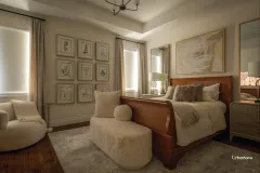 Elegant Bedroom Design – Soft Neutrals & Natural Textures