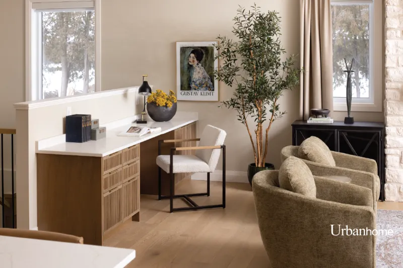 A Chic and Functional Workspace
