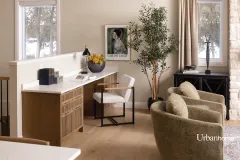 A Chic and Functional Workspace