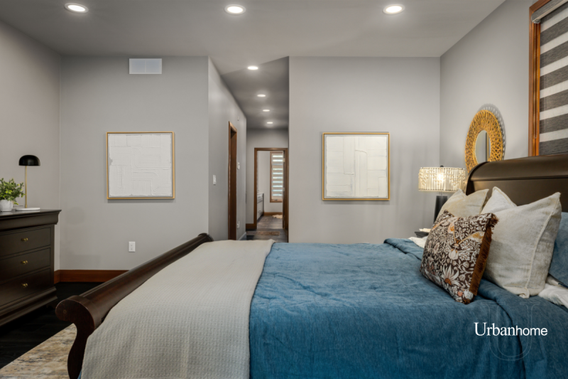 Spacious bedroom