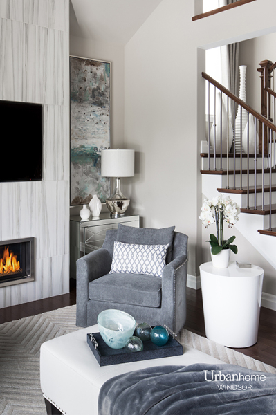 Fireplace Light Filled Oasis Living Room Interior Design Project