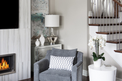 Fireplace Light Filled Oasis Living Room Interior Design Project