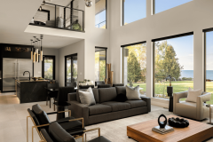 Website Portfolio images - Open Concept Main Floor with View of Lake
