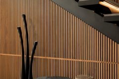 Website Portfolio images - Slat Wall Stairs in Foyer