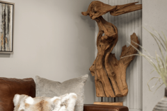 Copy of Website Portfolio images - Raw Wood Sculpture in basement