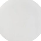 White round cocktail table with a smooth, curved bowl-like silhouette and minimalist matte finish.