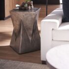 Modern white upholstered apartment sofa with low-profile arms, boxy cushions, and dark wood feet.