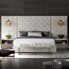A contemporary nightstand featuring a light wood frame, open shelf, and single drawer with minimalist cut-out handle.