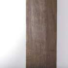 Rustic full-length mirror with thick reclaimed wood frame in a dark natural finish.