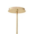 Uttermost Boreas Chandelier with cascading clear glass accents on a sculptural gold branch-like frame.