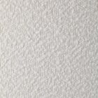 Renwil Audrina Ottoman with round silhouette upholstered in soft white textured fabric.