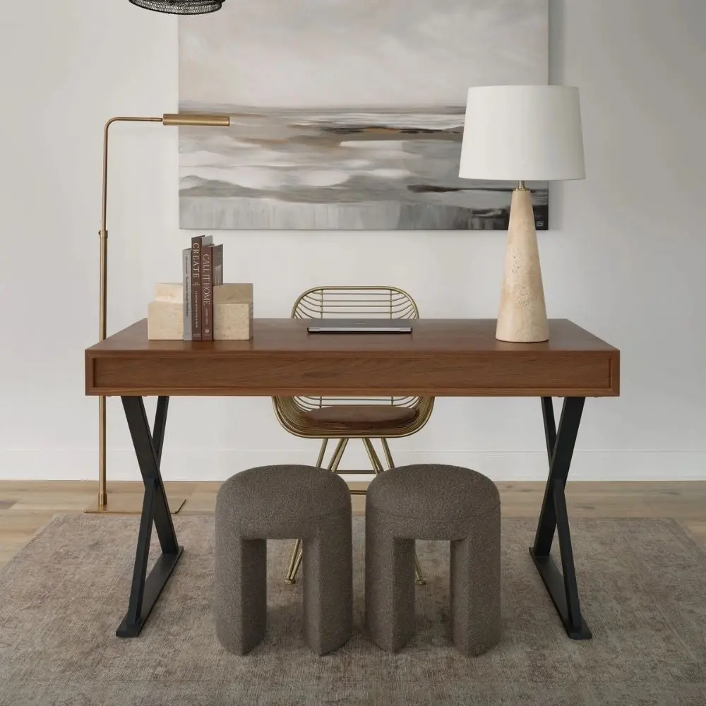 Light grey distressed rug with subtle tonal pattern and vintage-inspired texture.