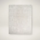 Neutral machine woven rug with subtle tonal texture in soft beige and ivory.