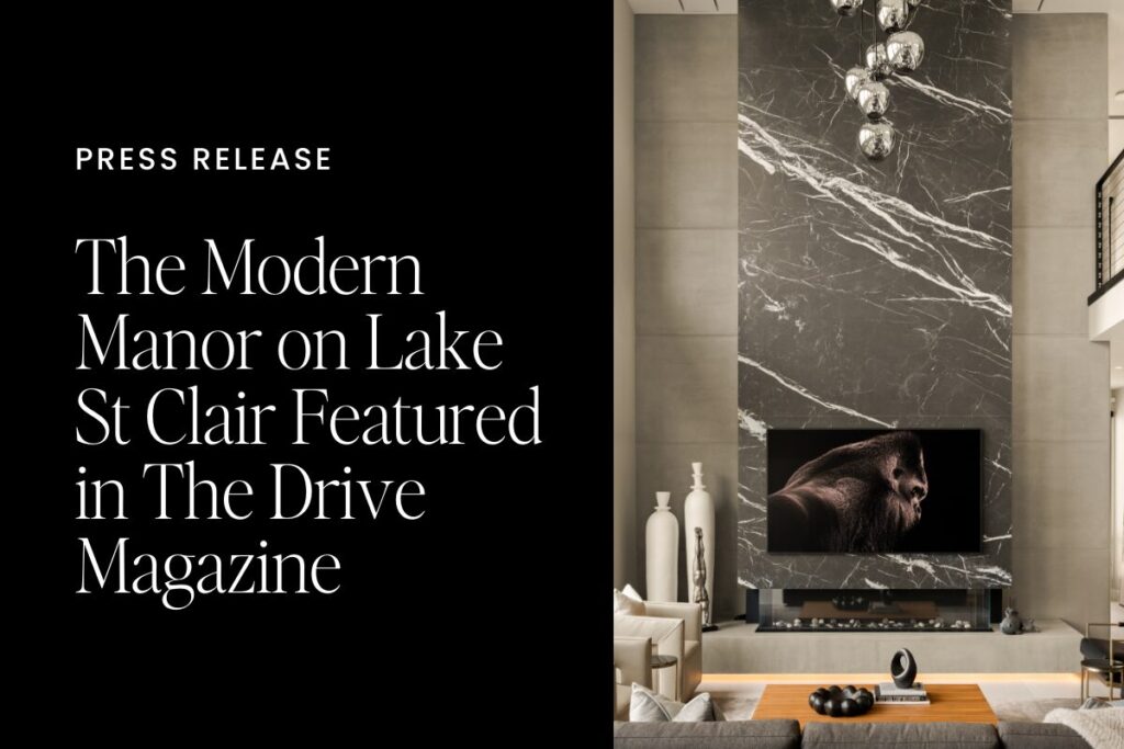 Modern Manor Lake St Clair | Featured in The Drive Magazine