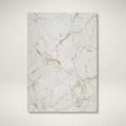 Light ivory area rug with soft gold veining resembling a marble-inspired pattern.